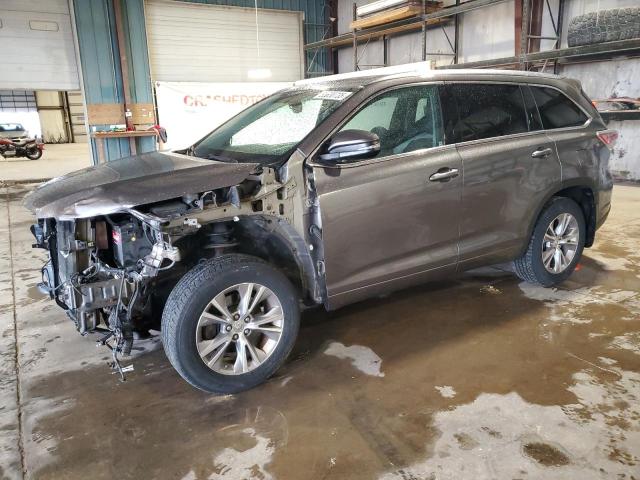 5TDJKRFH1ES065525 - 2014 TOYOTA HIGHLANDER XLE 灰色 照片 1