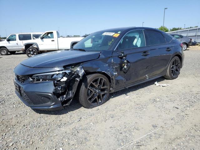 19XFL1H8XNE004346 - 2022 HONDA CIVIC SPORT TOURING رمادي صورة 1