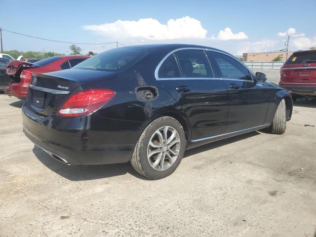 WDDWF4KB0GR135568 - 2016 MERCEDES-BENZ C 300 4MATIC BLACK photo 3