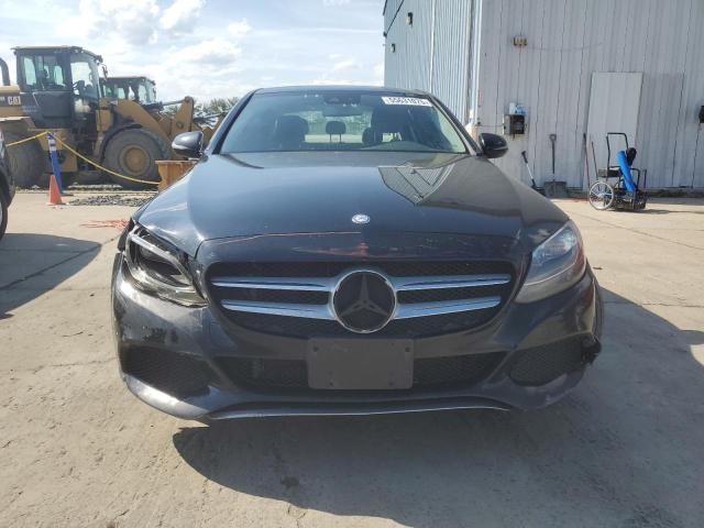 WDDWF4KB0GR135568 - 2016 MERCEDES-BENZ C 300 4MATIC BLACK photo 5