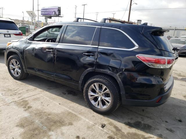 5TDZKRFH9FS048282 - 2015 TOYOTA HIGHLANDER LE BLACK photo 2