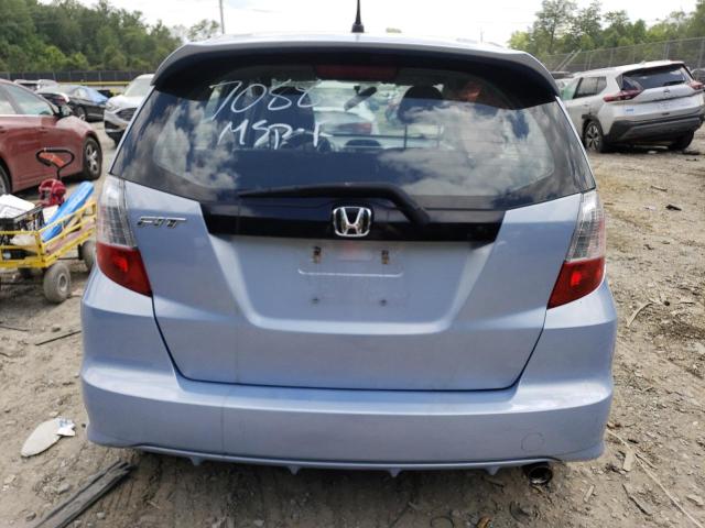 JHMGE8H48AC037088 - 2010 HONDA FIT SPORT BLUE photo 6