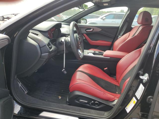 19UUB5F52NA005814 - 2022 ACURA TLX TECH A BLACK photo 7