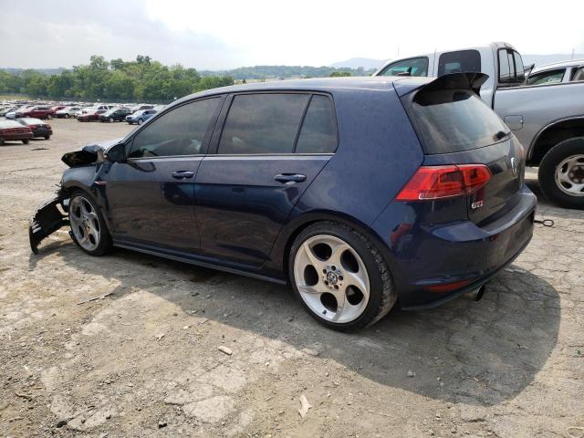 3VW4T7AU0FM091373 - 2015 VOLKSWAGEN GTI BLUE photo 2