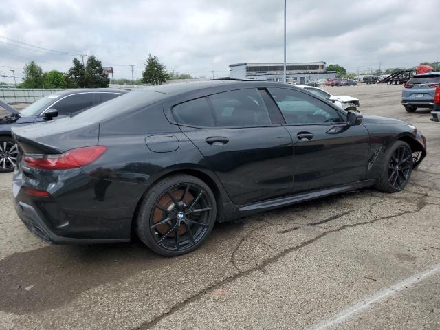 WBAGV8C02NCK08667 - 2022 BMW M850XI BLACK photo 3