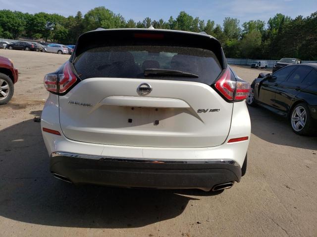 5N1AZ2MH5GN106099 - 2016 NISSAN MURANO S WHITE photo 6