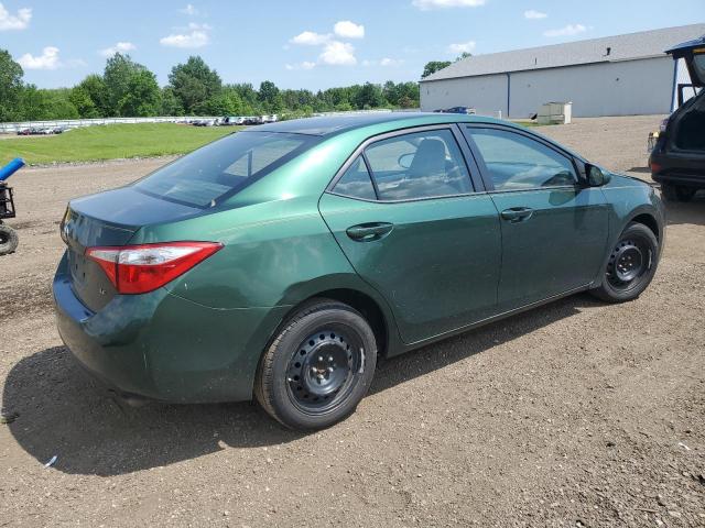 2T1BURHEXFC255674 - 2015 TOYOTA COROLLA L GREEN photo 3