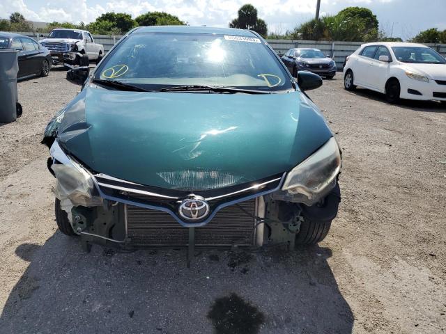 2T1BURHE5GC716460 - 2016 TOYOTA COROLLA L GREEN photo 5