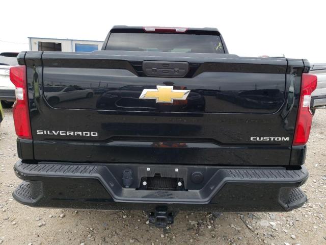 3GCPWBEK6NG201469 - 2022 CHEVROLET SILVERADO C1500 CUSTOM BLACK photo 6