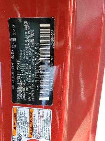 JF1ZNAA13D2705266 - 2013 TOYOTA SCION FR-S 红色 照片 12