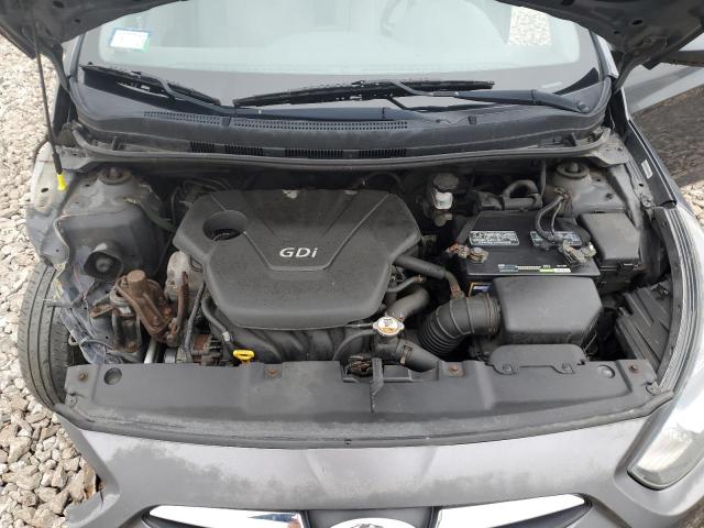 KMHCT4AE7DU403750 - 2013 HYUNDAI ACCENT GLS ნაცრისფერი ფოტო 11