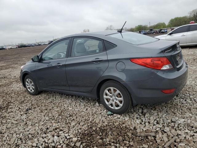 KMHCT4AE7DU403750 - 2013 HYUNDAI ACCENT GLS ნაცრისფერი ფოტო 2
