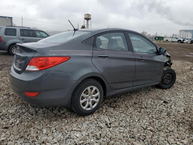 KMHCT4AE7DU403750 - 2013 HYUNDAI ACCENT GLS ნაცრისფერი ფოტო 3
