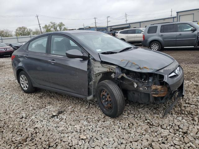 KMHCT4AE7DU403750 - 2013 HYUNDAI ACCENT GLS ნაცრისფერი ფოტო 4