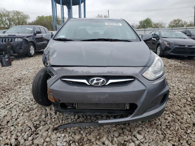 KMHCT4AE7DU403750 - 2013 HYUNDAI ACCENT GLS ნაცრისფერი ფოტო 5