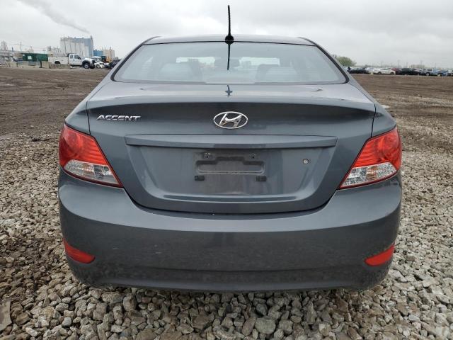 KMHCT4AE7DU403750 - 2013 HYUNDAI ACCENT GLS ნაცრისფერი ფოტო 6