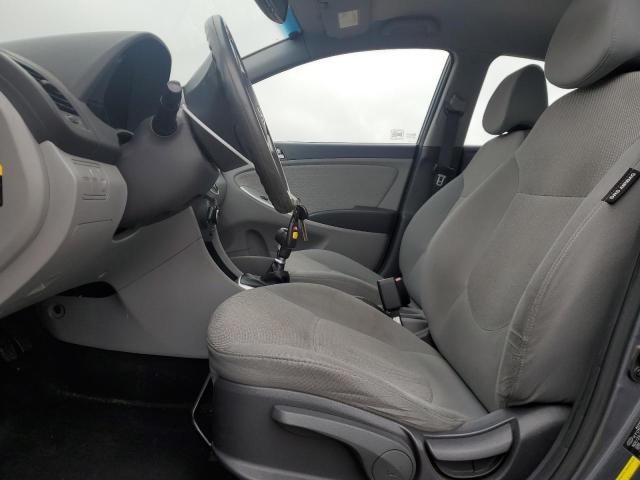 KMHCT4AE7DU403750 - 2013 HYUNDAI ACCENT GLS ნაცრისფერი ფოტო 7