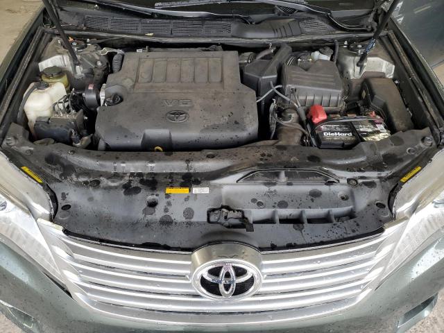 4T1BK3DB4CU472730 - 2012 TOYOTA AVALON BASE GREEN photo 11