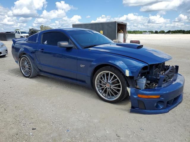 1ZVFT82H075261934 - 2007 FORD MUSTANG GT BLUE photo 1