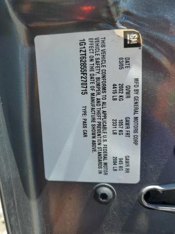 1G1ZT62855F270715 - 2005 CHEVROLET MALIBU MAXX LS 青色 照片 13