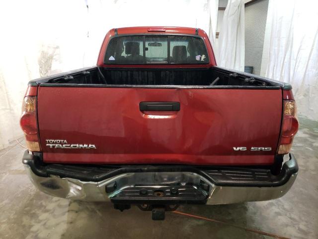 5TEUU42NX8Z575479 - 2008 TOYOTA TACOMA ACCESS CAB წითელი ფოტო 6