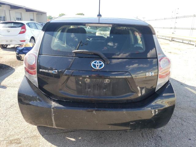 JTDKDTB3XE1572989 - 2014 TOYOTA PRIUS C BLACK photo 6