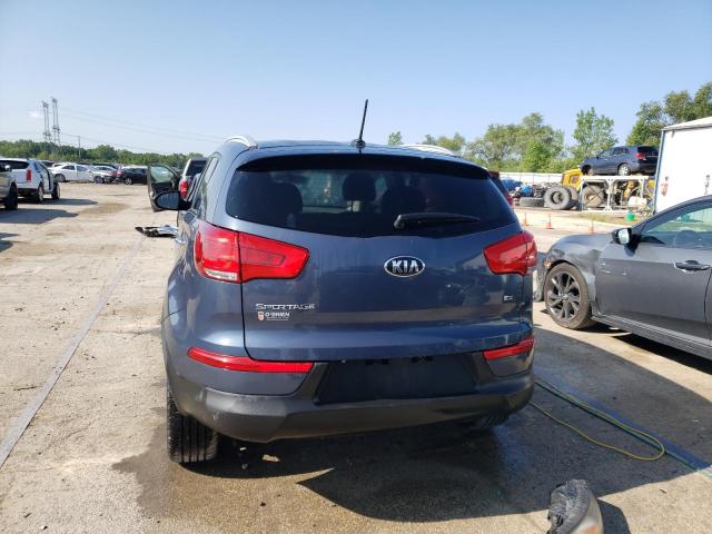 KNDPCCAC0G7806356 - 2016 KIA SPORTAGE EX BLUE photo 6