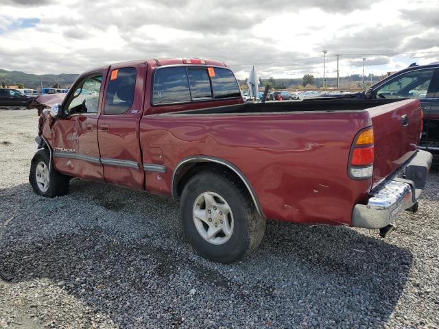 5TBRT3415YS120204 - 2000 TOYOTA TUNDRA ACCESS CAB ბურგუნდია ფოტო 2