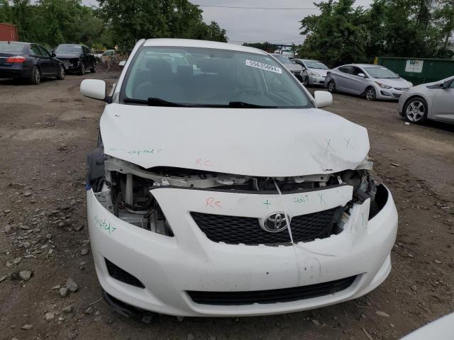 2T1BU4EE3AC284255 - 2010 TOYOTA COROLLA BASE WHITE photo 5