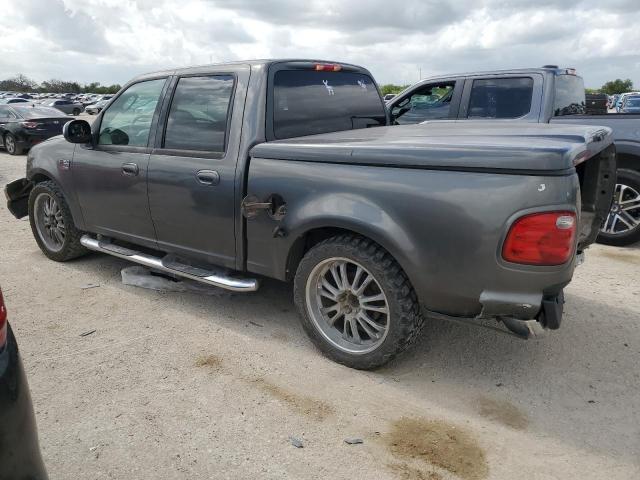 1FTRW07692KE43819 - 2002 FORD F150 SUPERCREW GRAY photo 2