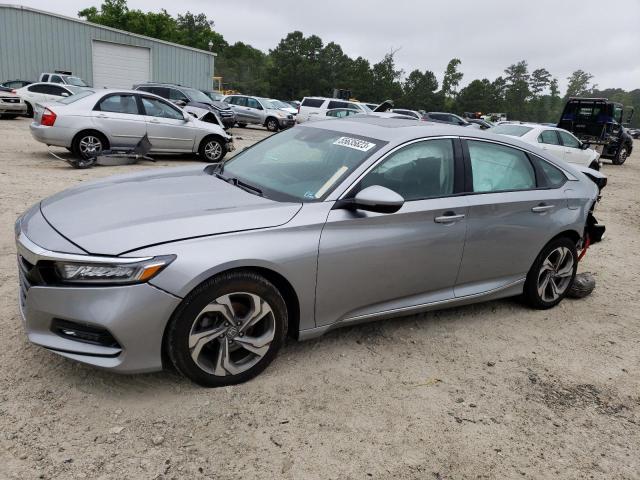 1HGCV1F6XJA218539 - 2018 HONDA ACCORD EXL GRAY photo 1