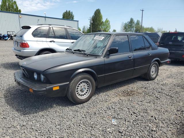 WBADK8305G9703652 - 1986 BMW 528 E AUTOMATIC BLACK photo 1