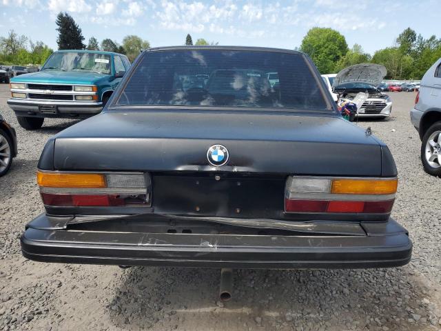 WBADK8305G9703652 - 1986 BMW 528 E AUTOMATIC BLACK photo 6
