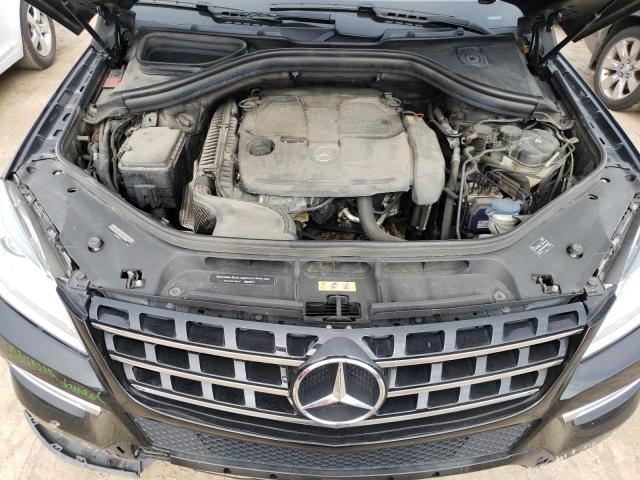 4JGDA5HB2FA533709 - 2015 MERCEDES-BENZ ML 350 4MATIC BLACK photo 12