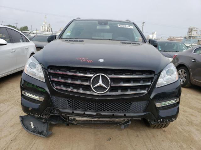 4JGDA5HB2FA533709 - 2015 MERCEDES-BENZ ML 350 4MATIC BLACK photo 5