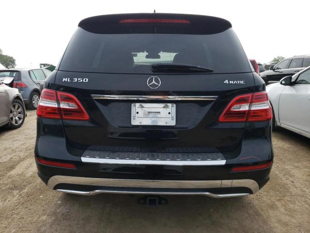 4JGDA5HB2FA533709 - 2015 MERCEDES-BENZ ML 350 4MATIC BLACK photo 6