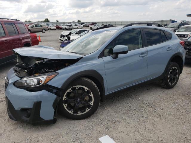 JF2GTAEC9M8323227 - 2021 SUBARU CROSSTREK PREMIUM BLUE photo 1