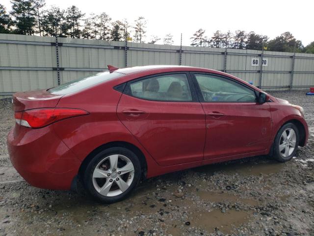 KMHDH4AE7DU523280 - 2013 HYUNDAI ELANTRA GLS RED photo 3