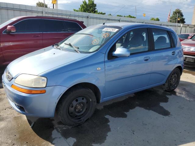 KL1TD62645B344150 - 2005 CHEVROLET AVEO BASE BLUE photo 1