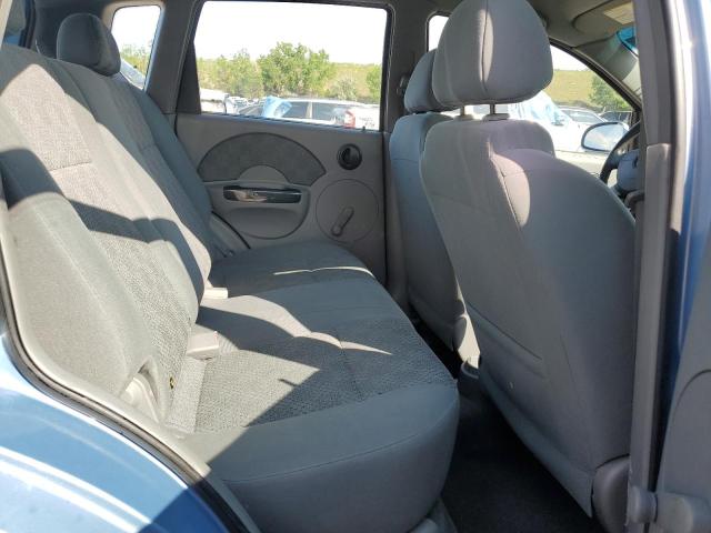 KL1TD62645B344150 - 2005 CHEVROLET AVEO BASE BLUE photo 10