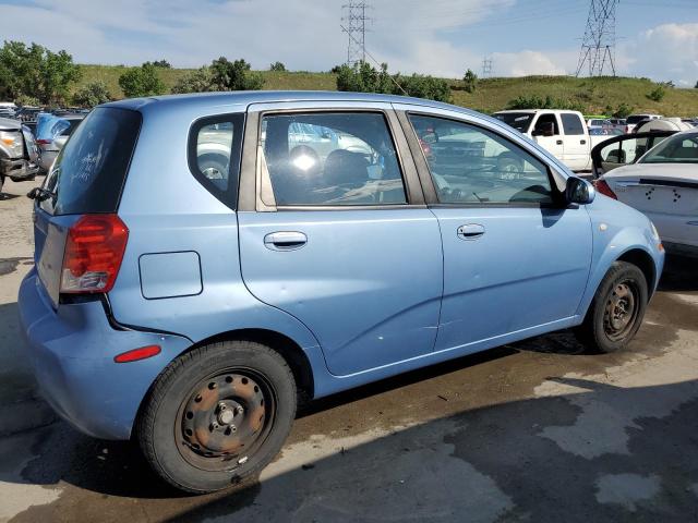 KL1TD62645B344150 - 2005 CHEVROLET AVEO BASE BLUE photo 3