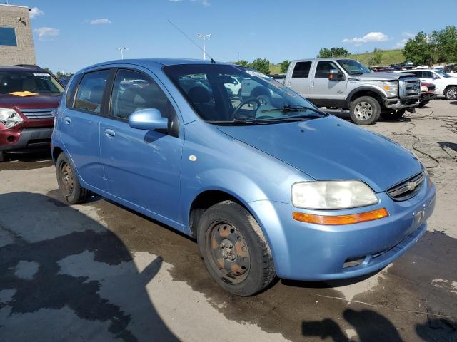 KL1TD62645B344150 - 2005 CHEVROLET AVEO BASE BLUE photo 4