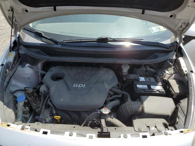 KNADM4A34C6094663 - 2012 KIA RIO LX SILVER photo 11