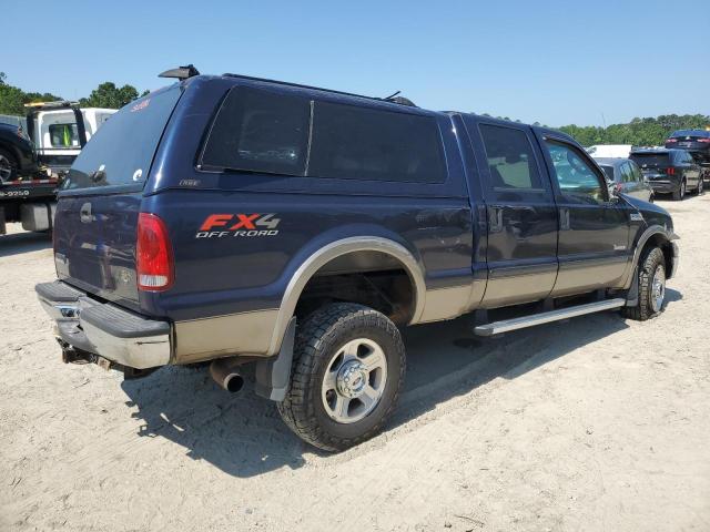 1FTWW31P05EB53185 - 2005 FORD F350 SRW SUPER DUTY BLUE photo 3