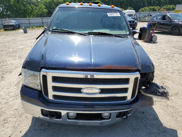 1FTWW31P05EB53185 - 2005 FORD F350 SRW SUPER DUTY BLUE photo 5