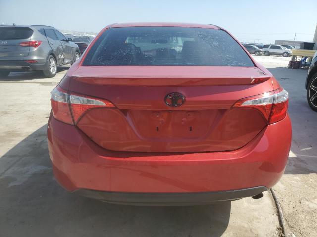 5YFBURHE5GP447828 - 2016 TOYOTA COROLLA L RED photo 6