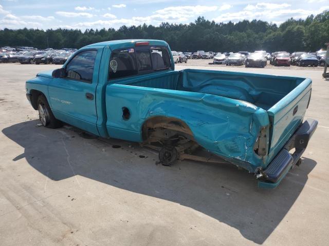 1B7FL26X2VS232239 - 1997 DODGE DAKOTA TEAL photo 2