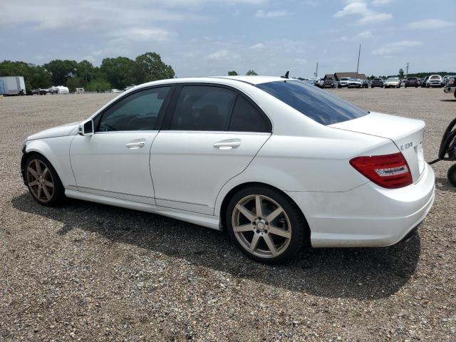 WDDGF4HB0EA959383 - 2014 MERCEDES-BENZ C 250 WHITE photo 2