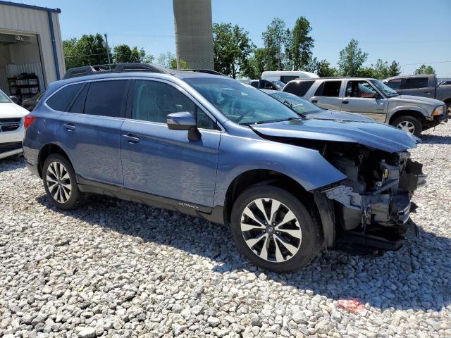 4S4BSBNC7G3300267 - 2016 SUBARU OUTBACK 2.5I LIMITED BLUE photo 4