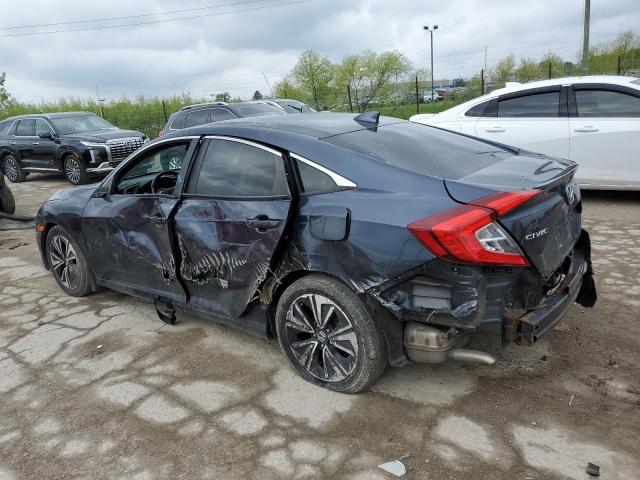 19XFC1F71GE019878 - 2016 HONDA CIVIC EXL BLUE photo 2